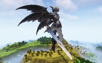 Minecraft Seraphim Statue