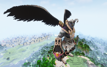 Minecraft Monster Angel Statue