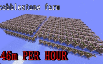 cobblestone farm/46m per hour