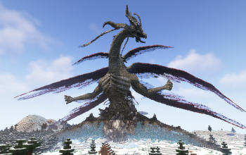 Minecraft Seath Scaleless Statue