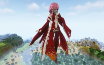 Minecraft Yuzuriha Inori Statue