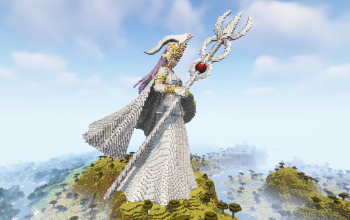 Minecraft Athena Statue