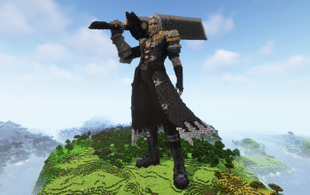 Minecraft Alucard Statue