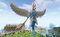 Minecraft Unicorn Statue