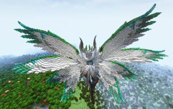 Minecraft E-Garuda Statue