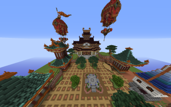 Faction Skyblock PvP Survival Spawn Map