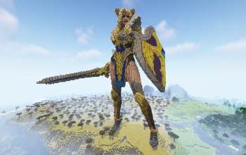 Minecraft Freya Statue