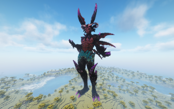 Minecraft Beelzebub Statue