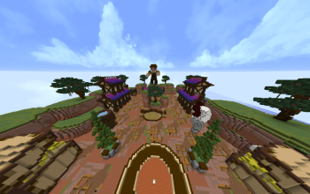 Faction Skyblock PvP Survival Spawn Map