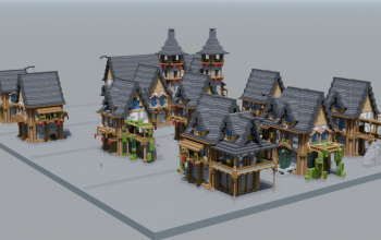 Bundle 12 Medieval Houses