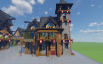 Minecraft Medieval House 13