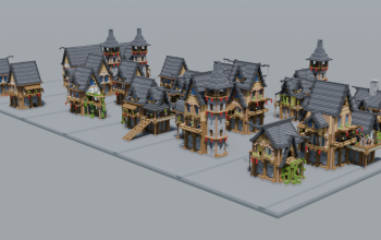 Bundle 18 Medieval Houses