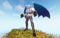 Minecraft Summoned Skull Statue
