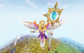 Minecraft Rafaela V2 Statue
