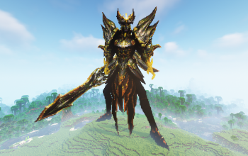 Minecraft Dead Knight Statue