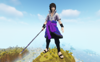 Minecraft Sasuke Uchiha Statue