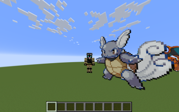Wartortle pokemon pixel art