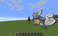 Wartortle pokemon pixel art