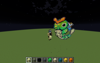 Caterpie pokemon pixel art