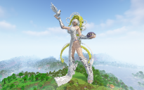 Minecraft Venusmon Statue
