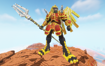 Minecraft Rhihimon Statue