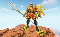 Minecraft Rhihimon Statue