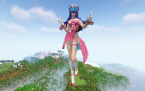 Minecraft Ahri Nurse Statue