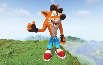 Minecraft Crash Bandicoot Free