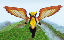 Minecraft Hawkgirl Statue