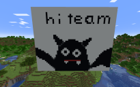 funny bat pixel art