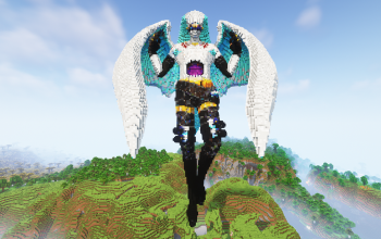 Minecraft Sky Scourge Statue
