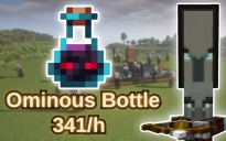 The Most Efficient Minecraft Ominous Bottle Farm: 341 Bottles/h