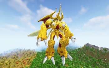 Minecraft Hercules Kabuterimon X Statue