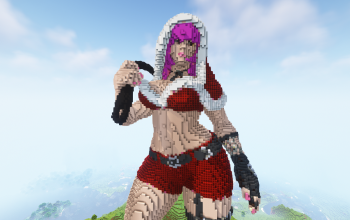 Minecraft Poison (SFV) Statue