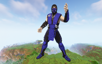 Minecraft SubZero Statue