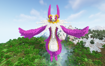 Minecraft Cherubimon Free Statue