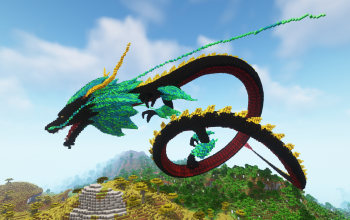 Minecraft Seiryu Dragon Statue