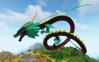 Minecraft Seiryu Dragon Statue