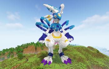 Minecraft Lekismon Statue