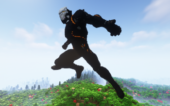 Minecraft Omega Statue