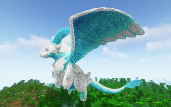 Minecraft Quivern (Palworld) Statue