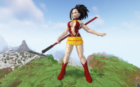 Minecraft Momo Yaoyorozu Statue