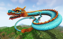 Minecraft Dragon Gal Statue
