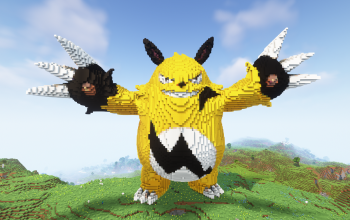 Minecraft Grizzbolt Statue Free