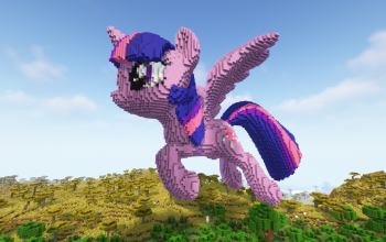 Minecraft Twilight Sparkle Statue Free