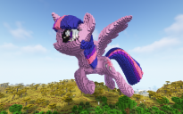 Minecraft Twilight Sparkle Statue Free