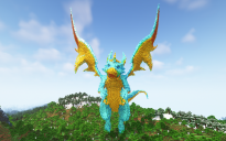 Minecraft Maylin Dragon Free Statue