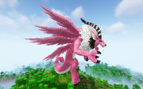 Minecraft Holydramon Statue
