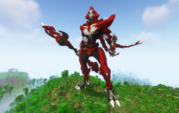Minecraft Zhask V2 Statue