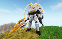 Minecraft Lu Bu Steelheart Statue